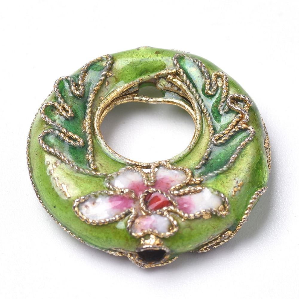 5pc Handmade Cloisonne Beads Mixed Shape Mixed Color 9~27x7~23x5~13mm Hole: 1mm