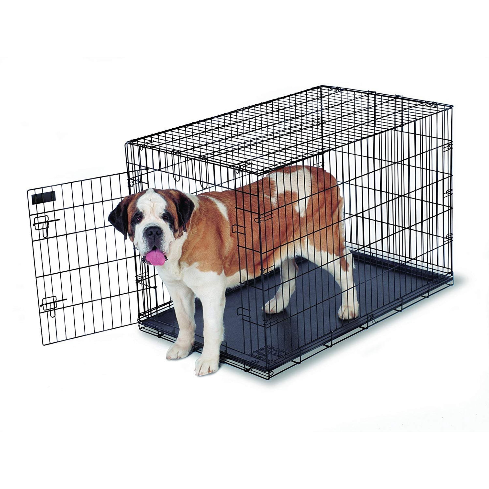 Aspen Pet Home Training Wire Crate, Black - 48x30x33"