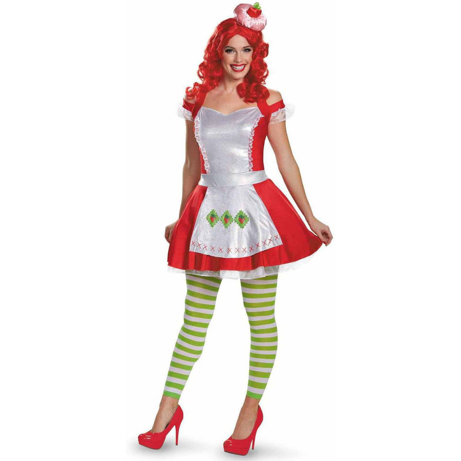 Strawberry Shortcake Women's Adult Halloween Costume - Walmart.com.