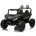 thumbnail image 1 of VOLTZ TOYS Premium 24V 2-Seater Kids UTV Ride-On Car - 4WD Quad Motors, Power Battery, Spring Suspension and Parental Remote Control - Black, 1 of 6