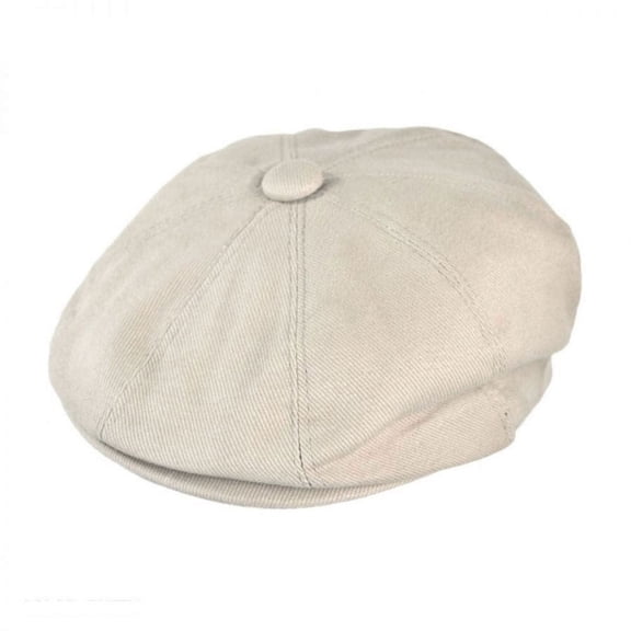 Kids' Cotton Newsboy Cap - S/M - Putty