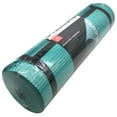 thumbnail image 3 of Skelcore 10mm Extra Long, Non-Slip Exercise Mat with Carrying Strap, Teal, 3 of 4