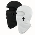 thumbnail image 2 of Masque de Nouilles Barak Lamian Imprimé Croix Est Évacuant l'Humidité et la Transpiration, Adapté pour le Cyclisme, la Randonnée et le Tourisme Rouge Taille Unique, 2 of 5