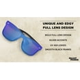 thumbnail image 3 of 10 Upper Decks Mirrored Sunglasses Pack - Plastic, UV Protection, Lenses UV 400 - Blue, 3 of 8