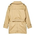 thumbnail image 2 of Isaac Mizrahi Boy's Double Breasted Belted Trench Coat-Raincoat With Epaulettes, 2 of 2