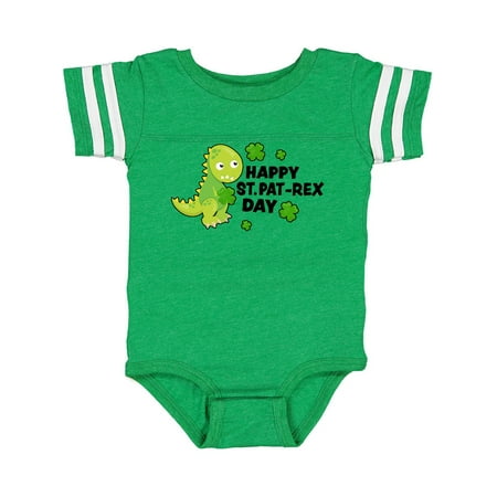 

Inktastic Happy St Pat-Rex Day with Dinosaur Gift Baby Boy or Baby Girl Bodysuit