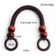 thumbnail image 1 of Bolso grande de mano para mujer con asa, de 9 colores, con accesorios para manualidades, cuerda de nailon tejida con cuentas, 1 of 5