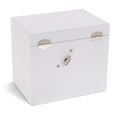 thumbnail image 2 of Jewelkeeper Personalize-Your-Own White Musical Ballerina Jewelry Box with 2 Pullout Drawers, You are My Sunshine Tune, 2 of 5