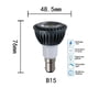 thumbnail image 1 of Bombillas LED RGB de 5W, foco regulable de 30W, equivalente a halógeno, Ángulo de haz estrecho de 36 °, E27, E14, GU10, MR16, 110V, 220V, COB, 1 of 4