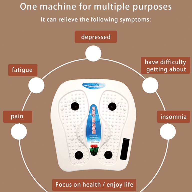 Shiatsu Foot Massager with Built-in Infrared Soothing Heat Function, Electric