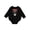 AB-Black, variant on Husky Dog Lover Baby Fleece Bodysuit