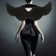 thumbnail image 4 of Alas de ángel creativas y cómodas para adultos y niñas, ideales para juegos de rol. Alas de plumas a la moda. Negro, 4 of 9