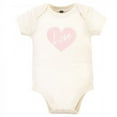 thumbnail image 2 of Hudson Baby Infant Girl Cotton Bodysuits 3pk, Pink Kitty, 9-12 Months, 2 of 4