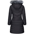 thumbnail image 2 of Wantdo Women's Winter Coat Padded Jacket Warm Winter Puffer Coat Windproof Parka Jacket Dark Grey M, 2 of 5