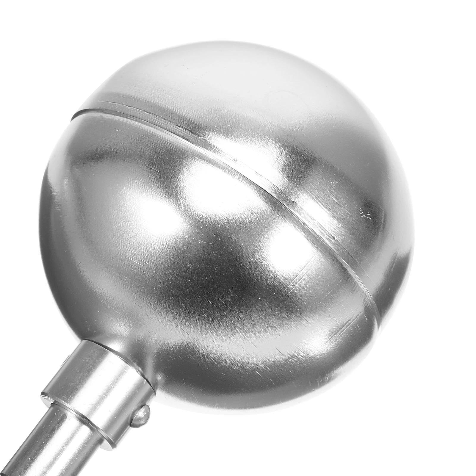 Flagpole Top Replacement, Flagpole Ball Topper, Heavy Duty Flag Pole Part 1/2" Threaded Repair Tool Aluminum Flagpole Ball Ornament