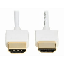 Eaton Tripp Lite Series Slim High-Speed HDMI Cable with Ethernet and Digital Video with Audio, UHD 4K 60 Hz [M/M], White, 6 ft. [1.8 m] (p569-006-slim-w)