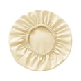 thumbnail image 1 of Round Stool Chair Cover PU Leather for Coffee Shop Waterproof Chair Protector Seat Cover Beige, 1 of 9