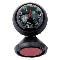 WEUVEB Black Dash Mount Compass for Accurate Travel Direction and Navigation, Car Accessory