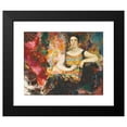 thumbnail image 2 of Filipp Malyavin 24x20 Black Modern Framed Museum Art Print Titled - Portrait of a Lady (1925), 2 of 5
