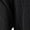Black, variant on Men's High Neck Pleated Textured Loose Long Sleeved T Shirt, Polyester and Spandex, for Training and Lounging