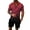 Red, variant on Vedolay Short Sets For Men Casual Men 2 Piece 2023 Short Set Sleeve Drawstring Casual Fashion Urban Shorts,Red M