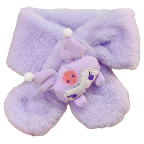 Kuromi Anime Cartoon Neck Gaiter - Winter Warm Windproof Scarf for Cold Weather