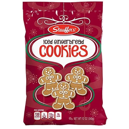 Stauffer's Iced Gingerbread Cookies - 12-oz. Bag - 2 pack