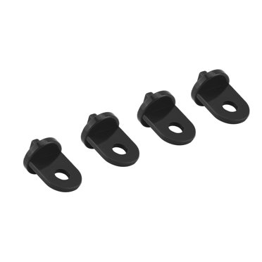 Crochet de Serre en Plastique Accessoires de Serre 50 Pcs Crochet de Serre en Plastique pour Plantes Fleurs Noir