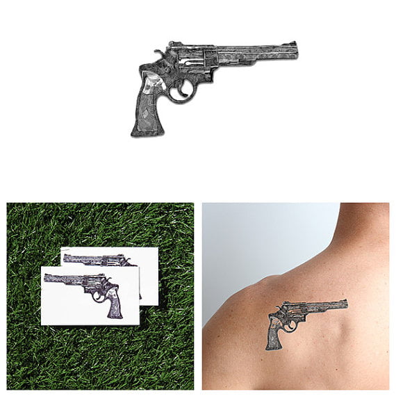 1335 Images Of Gun Tattoos Photos and Premium High Res Pictures  Getty  Images
