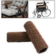thumbnail image 4 of royalvide diyhomedecor_uk 1 par de fundas para reposabrazos de silla de ruedas antideslizantes y cómodas Marrón, 4 of 9