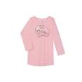 thumbnail image 2 of Wonder Nation Girls Sleep Gowns with Long Sleeves, 2 Pack, Sizes 4-18 & Plus, 2 of 3