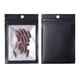 thumbnail image 1 of 100 bolsas resellables para joyería, embalaje de alimentos, mini bolsas de plástico transparente resellables para pendientes, collares, embalaje de alimentos, color negro, 10 x 15 cm, 1 of 1