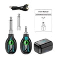 thumbnail image 1 of Transmisor y receptor de Audio portátil con caja de carga, equipo de recuperación de música vocal para guitarra, amplificador de guitarra inalámbrico, 1 of 10
