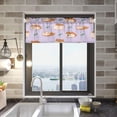 thumbnail image 2 of Cute Hamsters Curtain Valance for Kitchen Windows/Bathroom/Living Room/Bedroom Blackout, Rod Pocket Valance Small Window Treatment Decor, 54" W x 18" L, 2 of 6