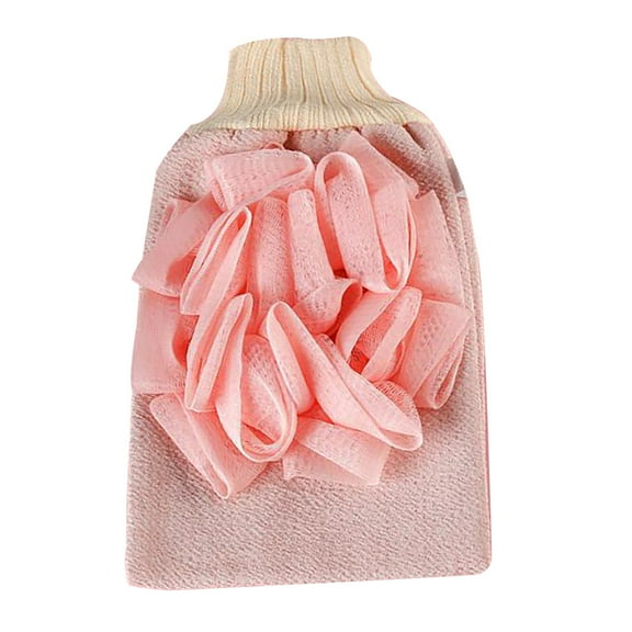 Household Double-sided Scrubbing Towel, Exfoliating Bath Mitt, Back Scrubbing Glove for Adults, Mud and Ash Bath Scrub, Textured and Soft Bristles for Shower