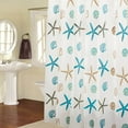 thumbnail image 4 of Shower Curtain for Bathroom - Water- Polyester Fabric with Dry and Wet Separation Durable Polyester Curtain for Privacy and Quick Drying Easy to Install and Maintain Modern Pattern, 4 of 7