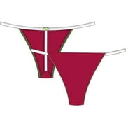 Necessary Objects Barely Nude T-Bar Panty, Large, Bright Orchid