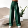 thumbnail image 6 of GigrtiJin Striped Suit Pants for Women Dressy Casual Straight Leg Pants Loose High Waisted Work Business Pants with Pockets, 6 of 9