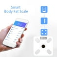 thumbnail image 6 of Gnmfd Solar Digital Bathroom Scale with Bluetooth Body Composition Monitor, Smart Weight Scale for Home Fitness, Body Fat Muscle BMI App, High Precision Glass Scale, 6 of 9