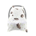 thumbnail image 1 of Funda Asiento Coche 114 * 90 cm / 44,9 * 35,4 pulgadas funda de asiento de coche de bebé muselina transpirable cubierta de enfermería para asiento de coche para bebés niños niñas TOMSHOO Funda Asiento Coche, 1 of 6