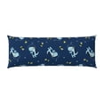 thumbnail image 2 of KLL Ultra Soft Microfiber Body Pillow Cover/Pillowcases 20"x54" with Hidden Zipper Closure-Space Dinosaur, 2 of 8