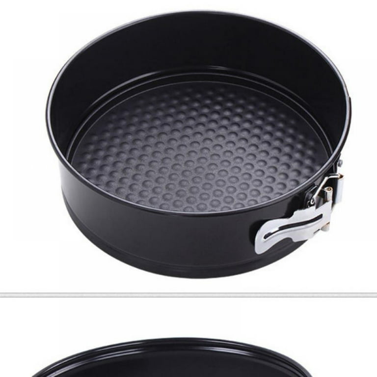 1pc Flower Design Multi-grid Cake Pan, Black Silicone Air Fryer Cake Pan,  For Oven And Instant Pot, DIY Baking Tool