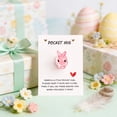 thumbnail image 4 of Cheapark English Encouragement Bunny Pocket Card Desktop Decorative with Inspirational Blessings for Home Office Spring Gift, 4 of 6