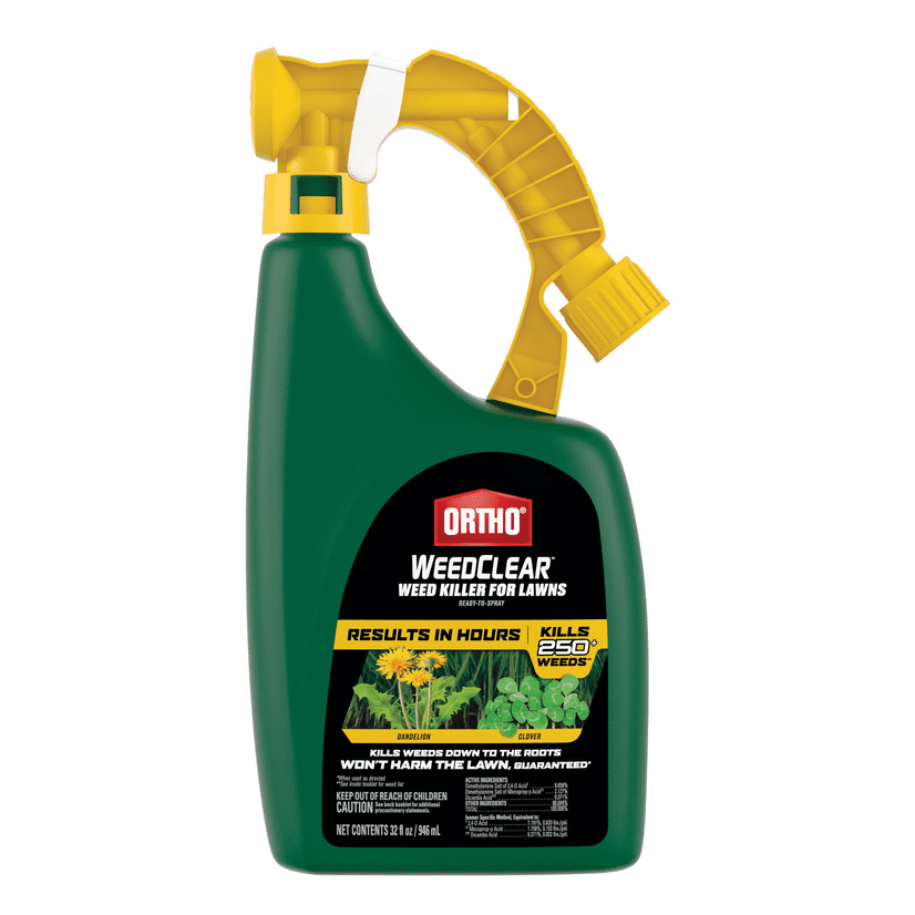 Ortho WeedClear Weed Killer for Lawns Ready-To-Spray, 32 oz. - Walmart.com