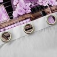 thumbnail image 4 of jejeloiu Purple Princess Dress Curtains Pack of 2 (42x84 Each),Girls High Heels Perfume Curtains Blackout,Valenine Flower Bedroom Curtains For Girls,Ultra Soft Home Decor, 4 of 6