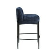 thumbnail image 6 of Meridian Furniture Burton Navy Chenille Fabric Stool (Set of 2), 6 of 8