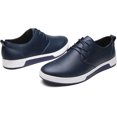 thumbnail image 4 of Mnplciea Men's Casual wear-resisting Oxford Shoes,Soft and sweat absorbing,Breathable hole Flat Fashion Work Shoes, 4 of 4