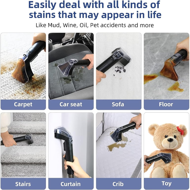 Slevoo Portable Carpet Cleaner with Pet Stain Remover photo 6
