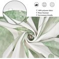 thumbnail image 4 of Sage Green Leaf Shower Curtain, Green and Beige Watercolor Botanical Branch Plant Leaf Spring Bathroom Curtain Waterproof Fabric Machine Washable with Hooks, 72" Wx72 L, 4 of 6