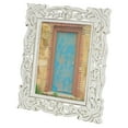 thumbnail image 5 of DecMode 8" x 10" Handmade Intricate Carved White Scroll Photo Frame, 5 of 7